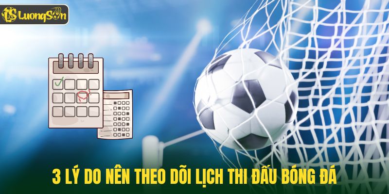 3 lý do nên theo dõi lịch thi đấu bóng đá